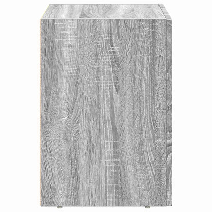 Bedside Table ELST Grey Sonoma 40 x 35 x 50 cm Engineered Wood