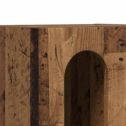Bedside Table 2 pcs Old Wood 40 x 35 x 50 cm Engineered Wood