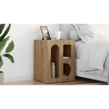 Bedside Table ELST Artisan Oak 40 x 35 x 50 cm Engineered Wood