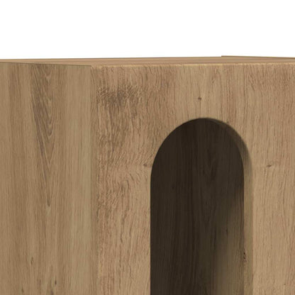 Bedside Table 2 pcs Artisan Oak 40 x 35 x 50 cm Engineered Wood
