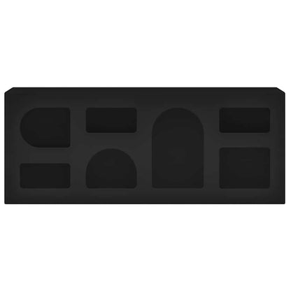 TV Cabinet ELST 100 x 35 x 40 cm Black Engineered Wood
