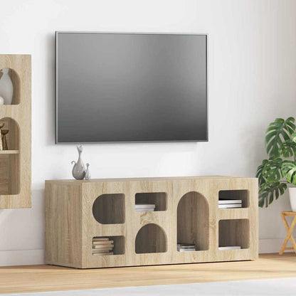 TV Cabinet ELST 100 x 35 x 40 cm Sonoma Oak Engineered Wood