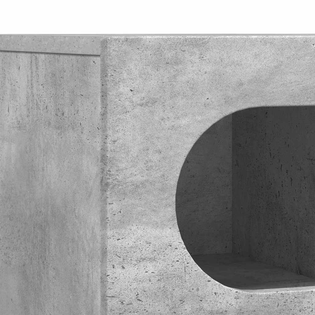 TV Cabinet Concrete Grey 100 x 35 x 40 cm Engineered Wood