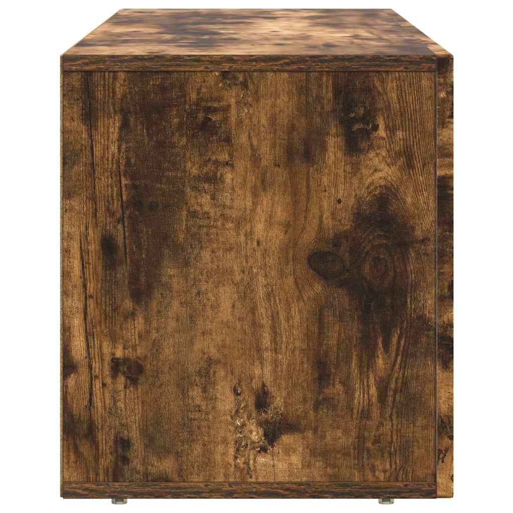 TV Cabinet Smoked Oak 100 x 35 x 40 cm Engineered Wood