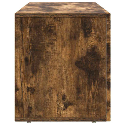 TV Cabinet ELST 100 x 35 x 40 cm Smoked Oak Engineered Wood