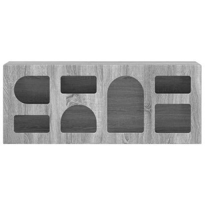 TV Cabinet ELST 100 x 35 x 40 cm Grey Sonoma Engineered Wood