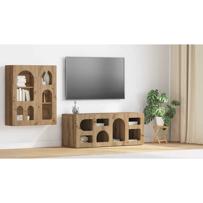 TV Cabinet Artisan Oak 100 x 35 x 40 cm Engineered Wood