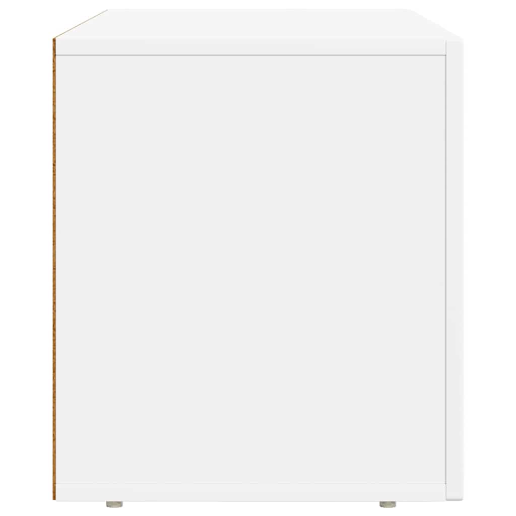 TV Cabinet White 80 x 35 x 40 cm Engineered Wood