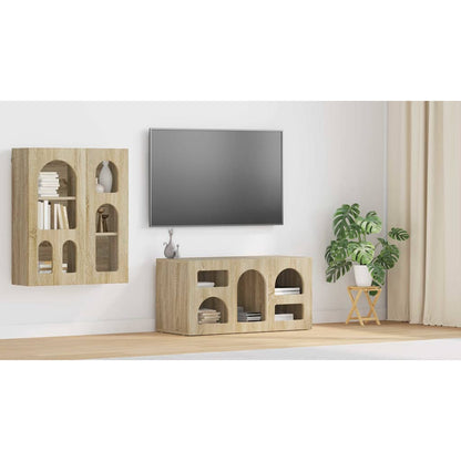 TV Cabinet Sonoma Oak 80 x 35 x 40 cm Engineered Wood