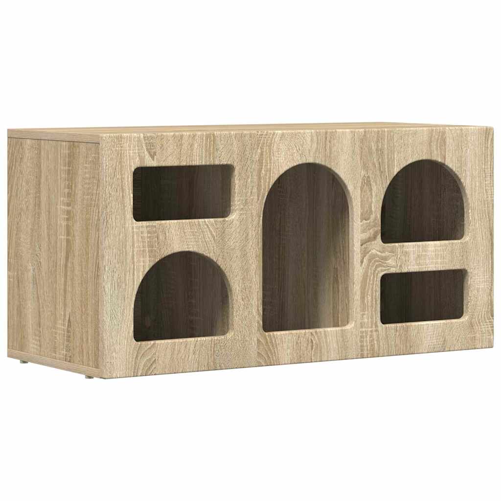 TV Cabinet Sonoma Oak 80 x 35 x 40 cm Engineered Wood