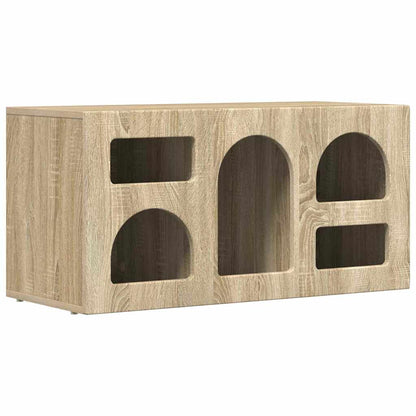 TV Cabinet ELST 80 x 35 x 40 cm Sonoma Oak Engineered Wood