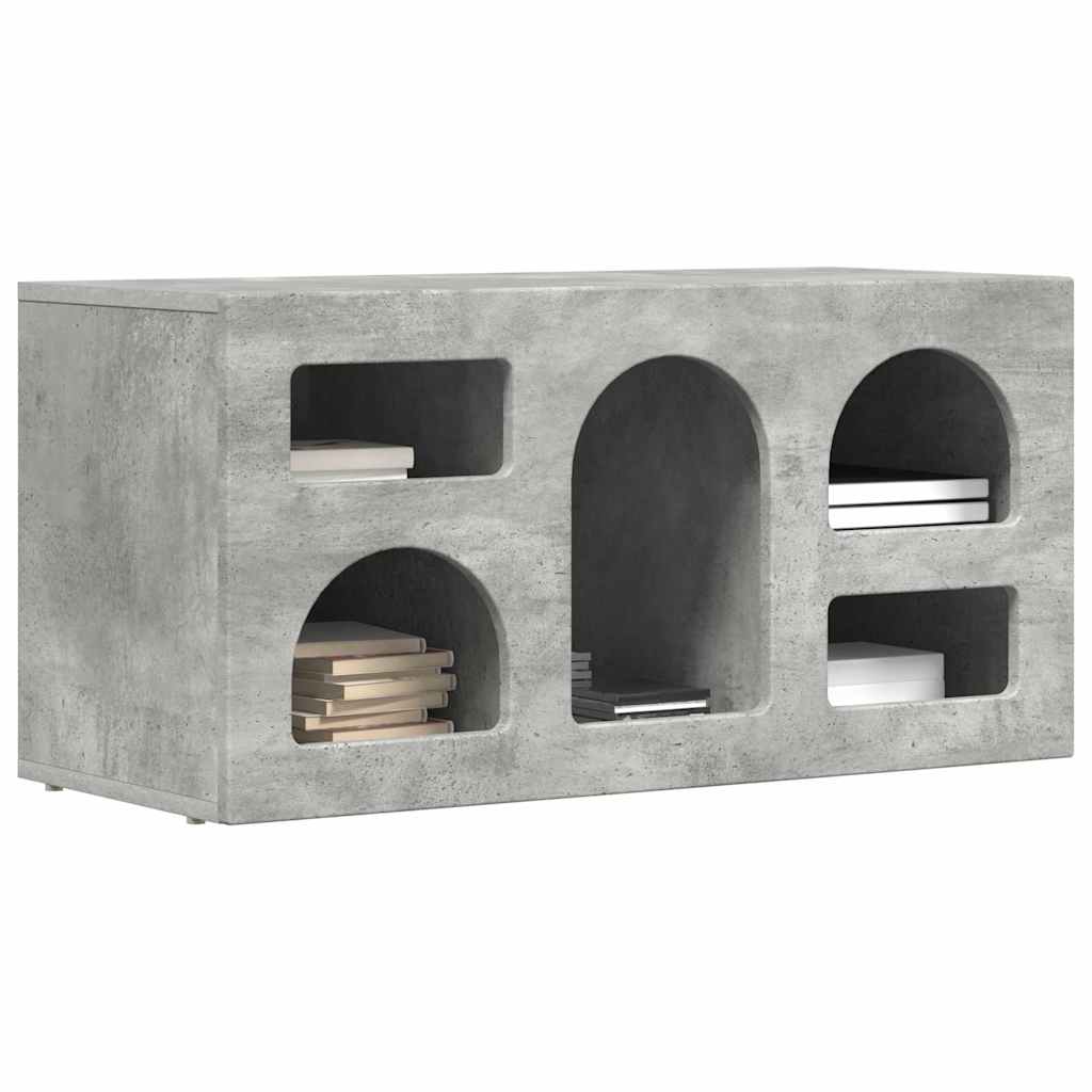 TV Cabinet Concrete Grey 80 x 35 x 40 cm Engineered Wood