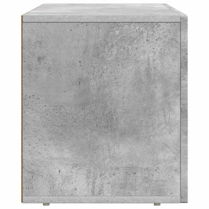 TV Cabinet ELST 80 x 35 x 40 cm Concrete Grey Engineered Wood