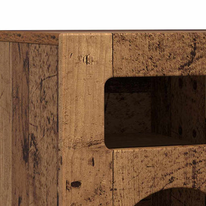 TV Cabinet Old Wood 80 x 35 x 40 cm Engineered Wood
