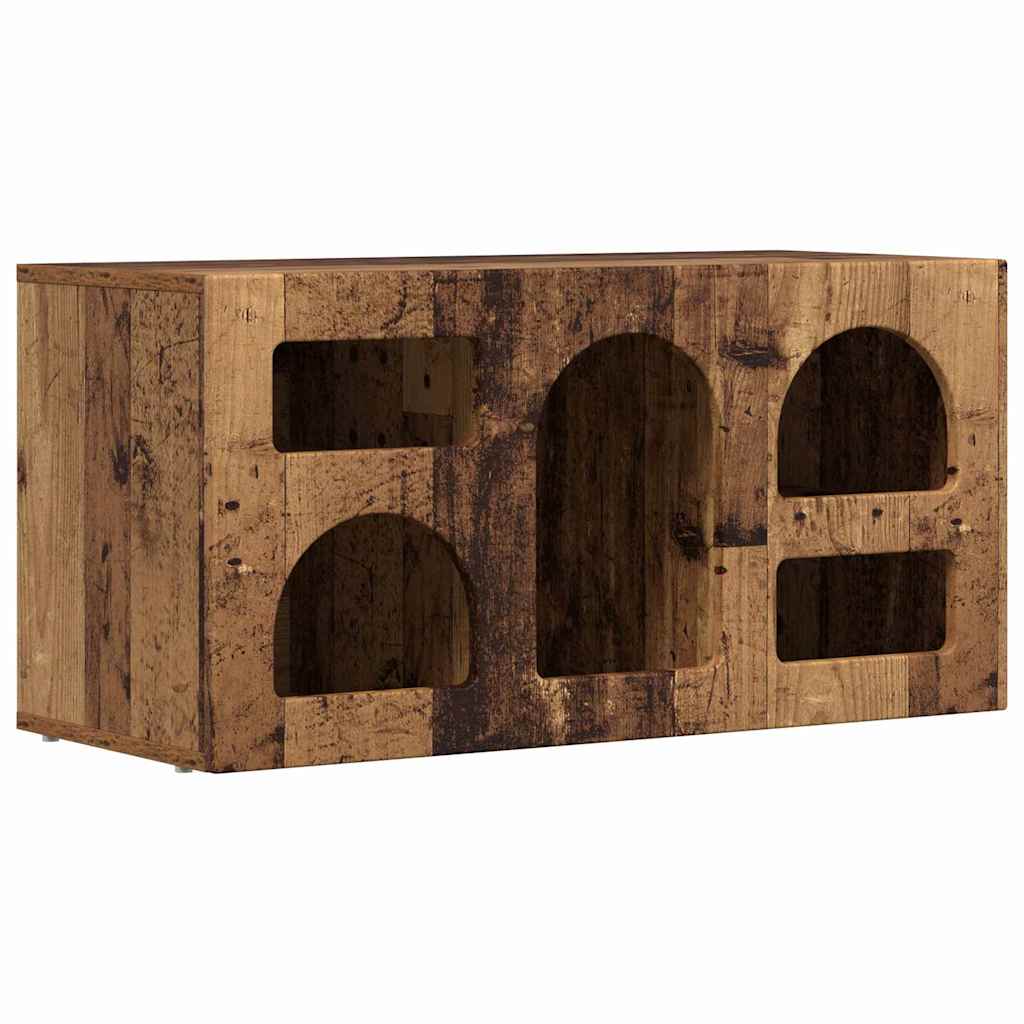 TV Cabinet Old Wood 80 x 35 x 40 cm Engineered Wood