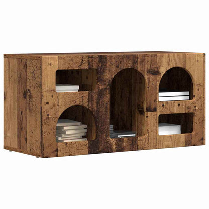 TV Cabinet Old Wood 80 x 35 x 40 cm Engineered Wood