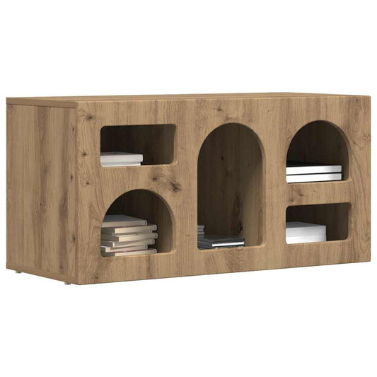 TV Cabinet ELST 80 x 35 x 40 cm Artisan Oak Engineered Wood
