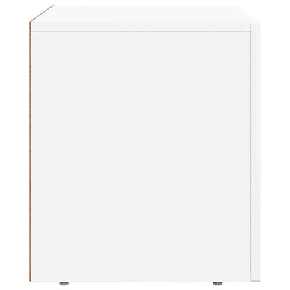 TV Cabinet ELST 60 x 35 x 40 cm White Engineered Wood