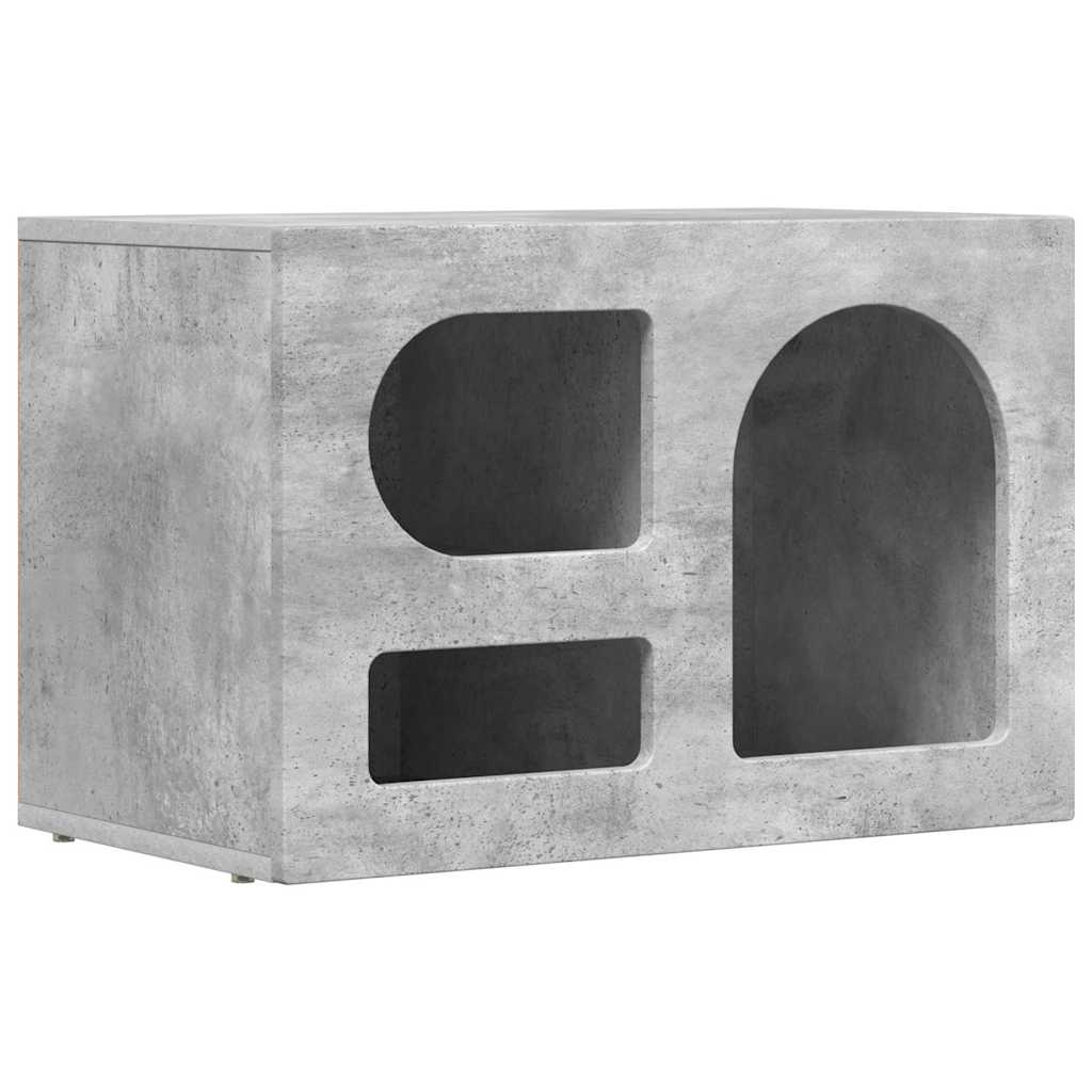 TV Cabinet ELST 60 x 35 x 40 cm Concrete Grey Engineered Wood