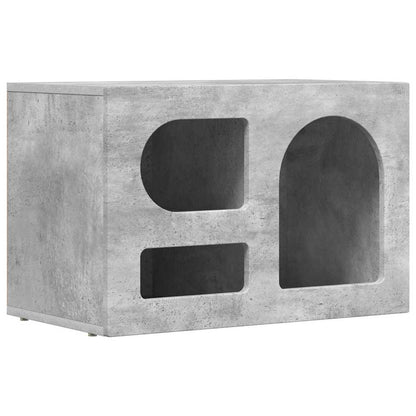 TV Cabinet ELST 60 x 35 x 40 cm Concrete Grey Engineered Wood