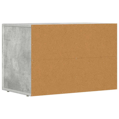 TV Cabinet ELST 60 x 35 x 40 cm Concrete Grey Engineered Wood