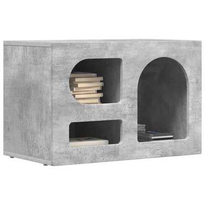 TV Cabinet ELST 60 x 35 x 40 cm Concrete Grey Engineered Wood