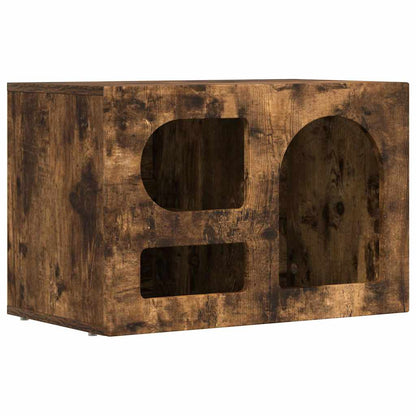TV Cabinet ELST 60 x 35 x 40 cm Smoked Oak Engineered Wood
