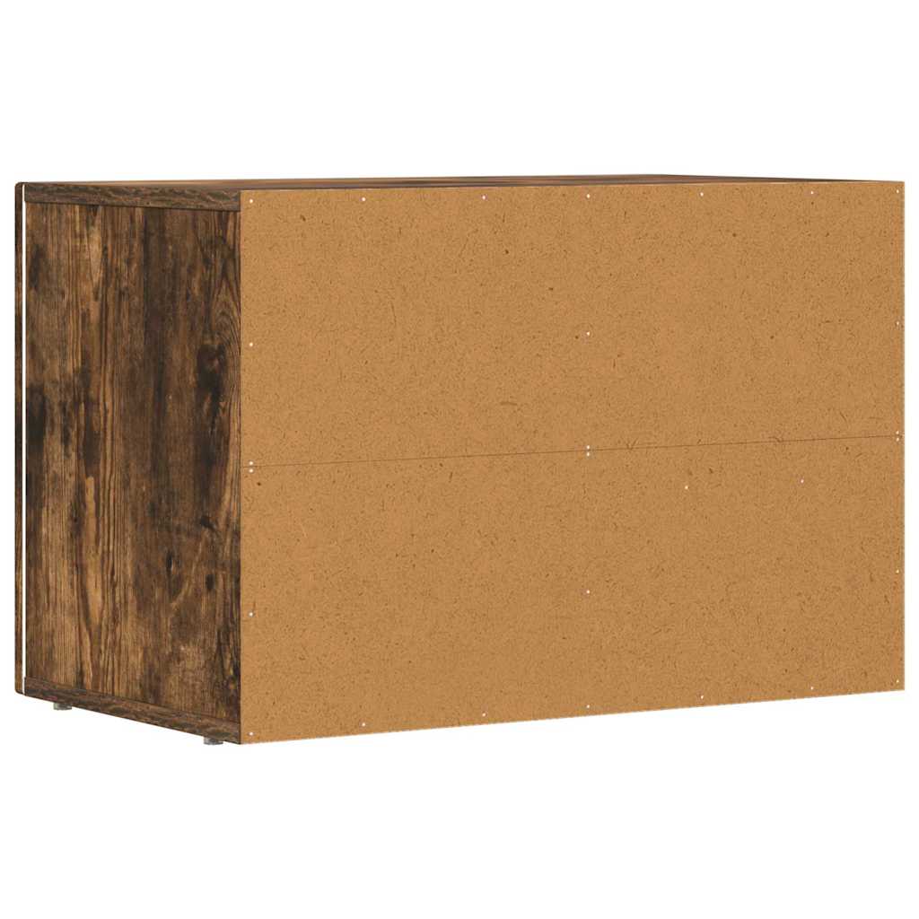 TV Cabinet Smoked Oak 60 x 35 x 40 cm Engineered Wood