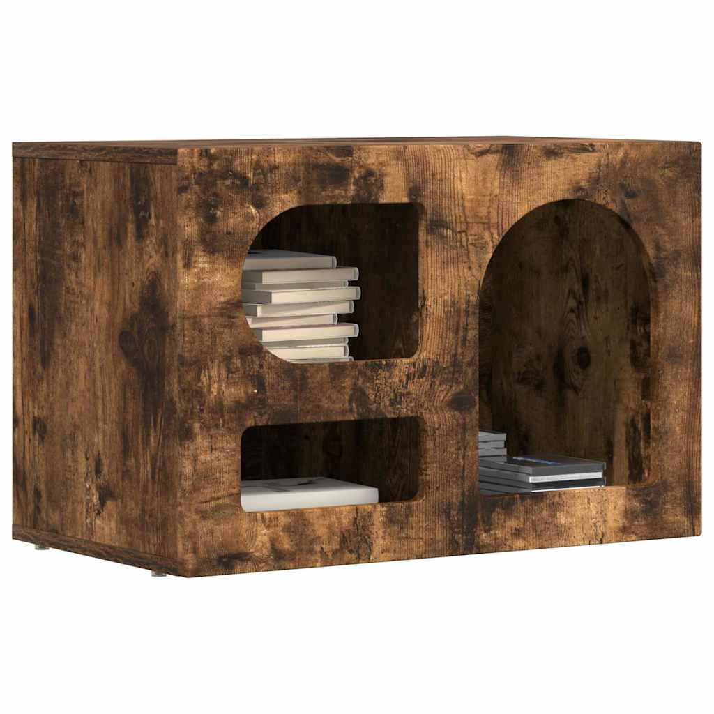 TV Cabinet Smoked Oak 60 x 35 x 40 cm Engineered Wood