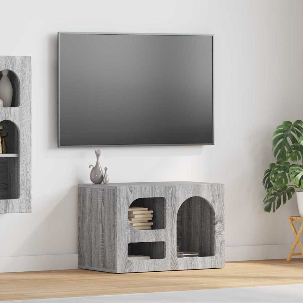 TV Cabinet Grey Sonoma 60 x 35 x 40 cm Engineered Wood