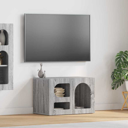 TV Cabinet ELST 60 x 35 x 40 cm Grey Sonoma Engineered Wood