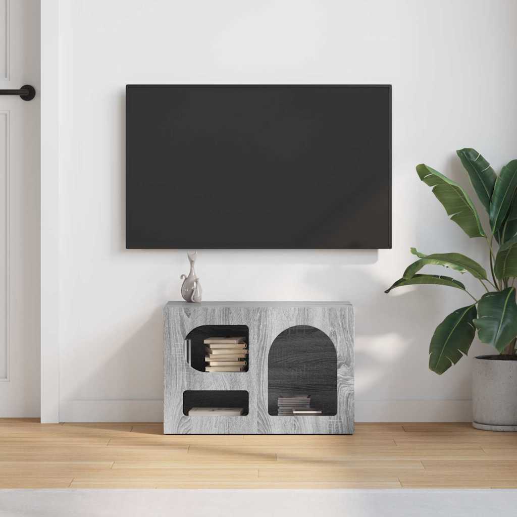 TV Cabinet ELST 60 x 35 x 40 cm Grey Sonoma Engineered Wood