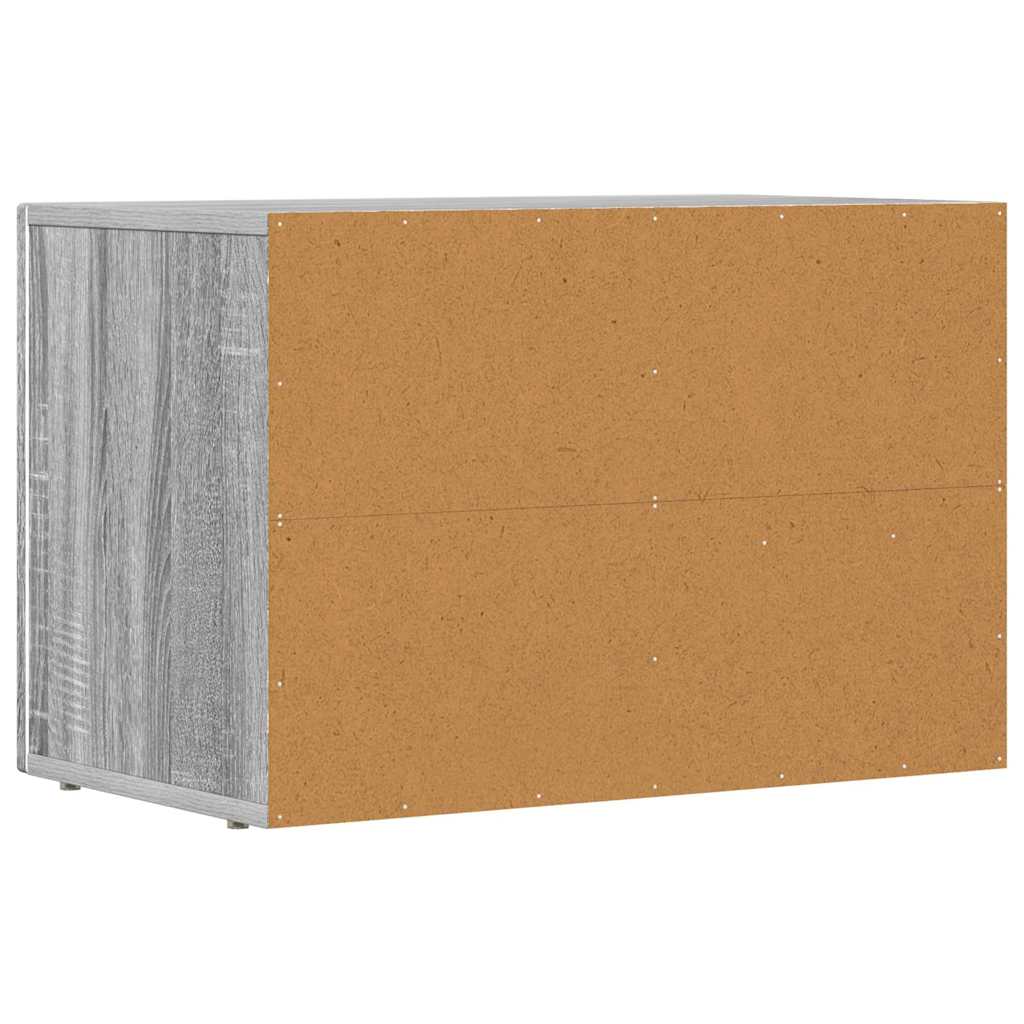 TV Cabinet ELST 60 x 35 x 40 cm Grey Sonoma Engineered Wood