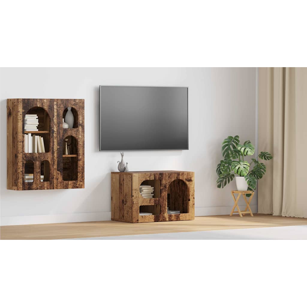 TV Cabinet Old Wood 60 x 35 x 40 cm Engineered Wood