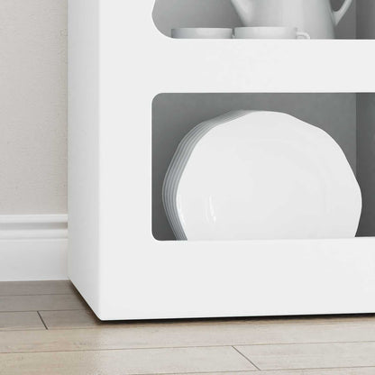 Sideboard White 40 x 35 x 100.5 cm Engineered Wood
