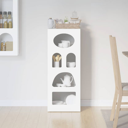 Sideboard White 40 x 35 x 100.5 cm Engineered Wood