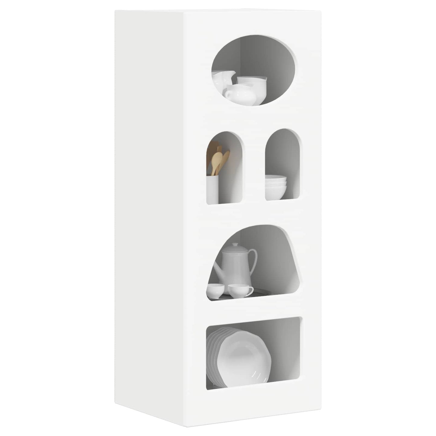 Sideboard White 40 x 35 x 100.5 cm Engineered Wood
