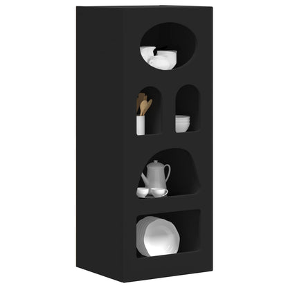 Sideboard Black 40 x 35 x 100.5 cm Engineered Wood