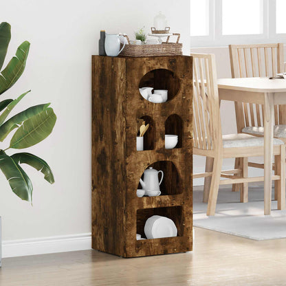 Sideboard Smoked Oak 40 x 35 x 100.5 cm Engineered Wood