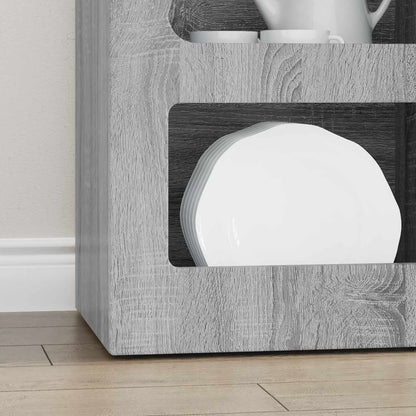 Sideboard Grey Sonoma 40 x 35 x 100.5 cm Engineered Wood