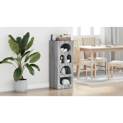 Sideboard Grey Sonoma 40 x 35 x 100.5 cm Engineered Wood