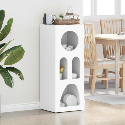 Sideboard White 40 x 35 x 100.5 cm Engineered Wood