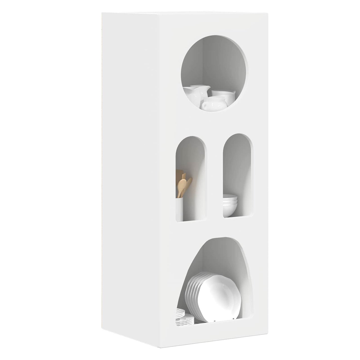 Sideboard White 40 x 35 x 100.5 cm Engineered Wood