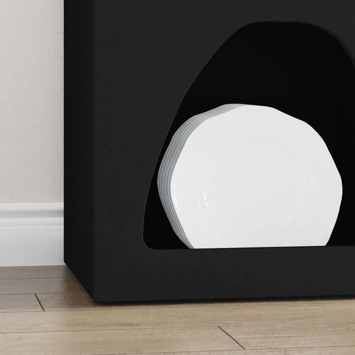 Sideboard Black 40 x 35 x 100.5 cm Engineered Wood