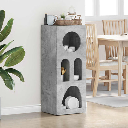 Sideboard Concrete Grey 40 x 35 x 100.5 cm Engineered Wood