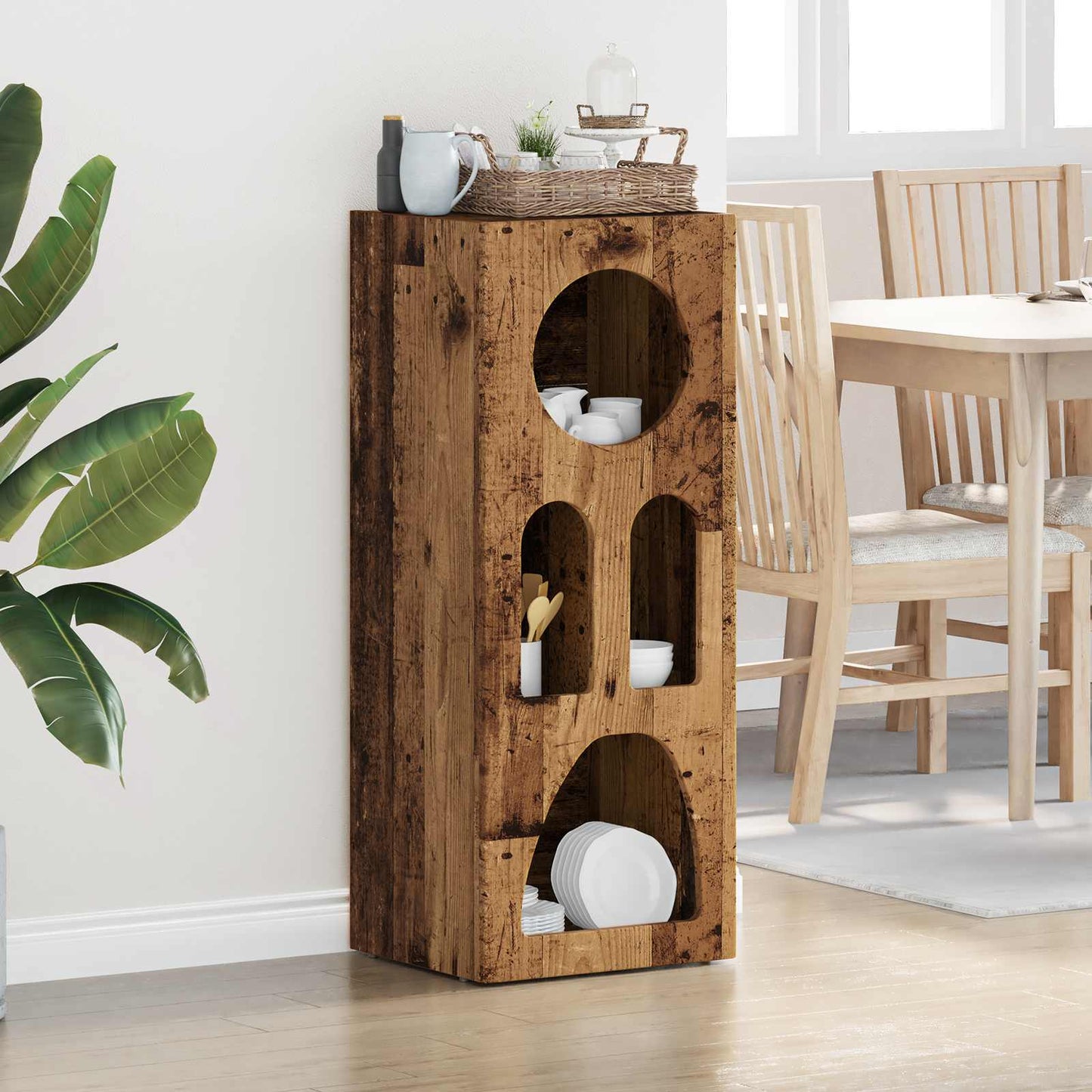 Sideboard Old Wood 40 x 35 x 100.5 cm Engineered Wood