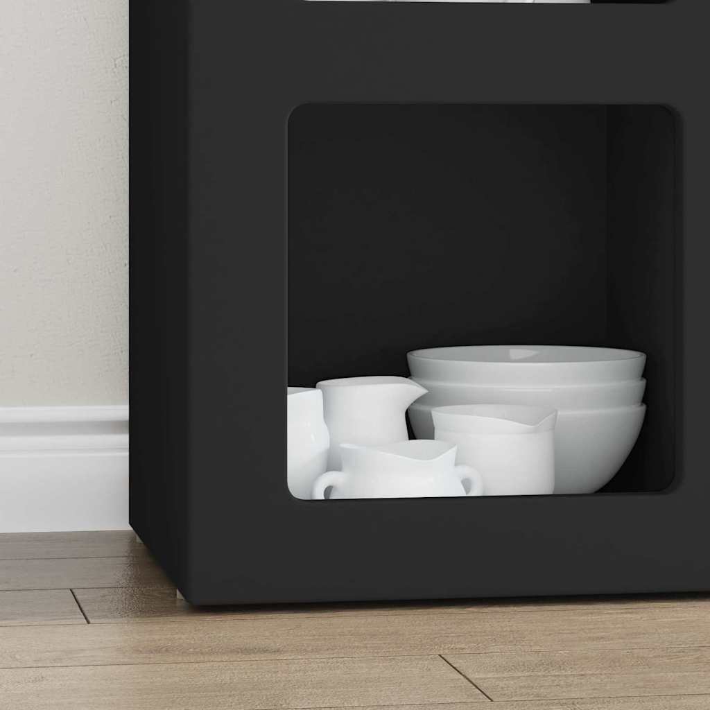 Sideboard Black 59 x 35 x 80.5 cm Engineered Wood