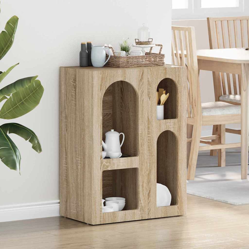 Sideboard Sonoma Oak 59 x 35 x 80.5 cm Engineered Wood