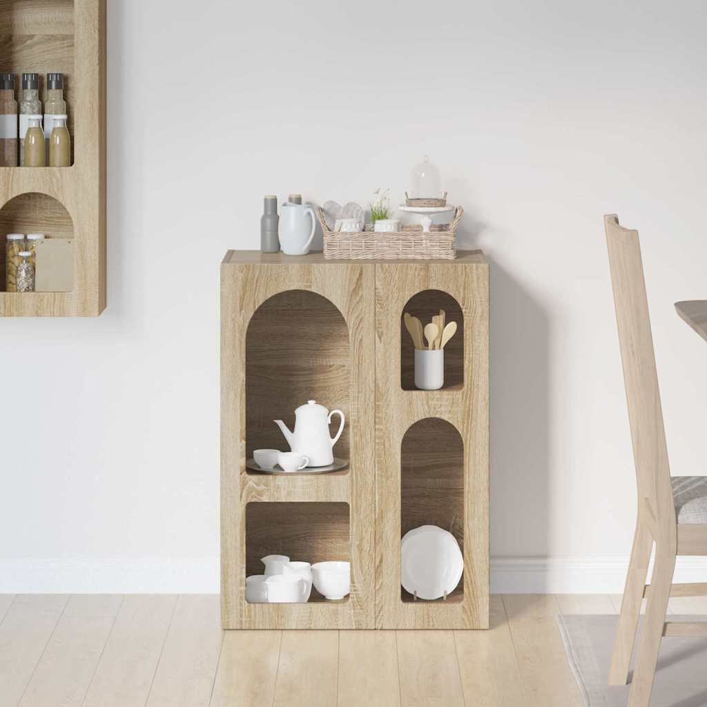 Sideboard Sonoma Oak 59 x 35 x 80.5 cm Engineered Wood