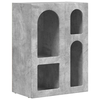 Sideboard Concrete Grey 59 x 35 x 80.5 cm Engineered Wood